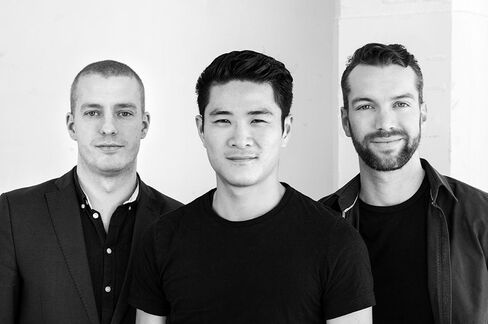 The team behind 108 (from left): Thomas Østergaard Bagge, general manager, chef Kristian Baumann, and Jacob Møller, restaurant manager.