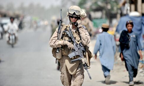 US Marine Lance Corporal Mike Hambi from