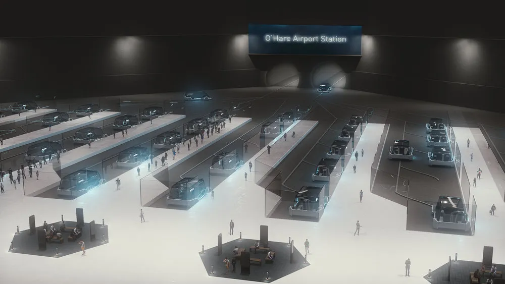 O’Hare Airport station concept