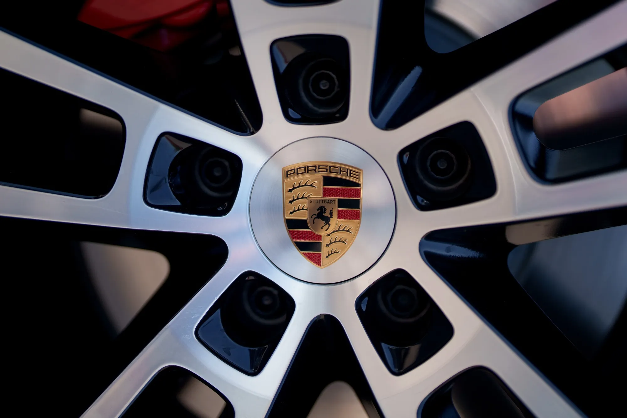 The Porsche logo.