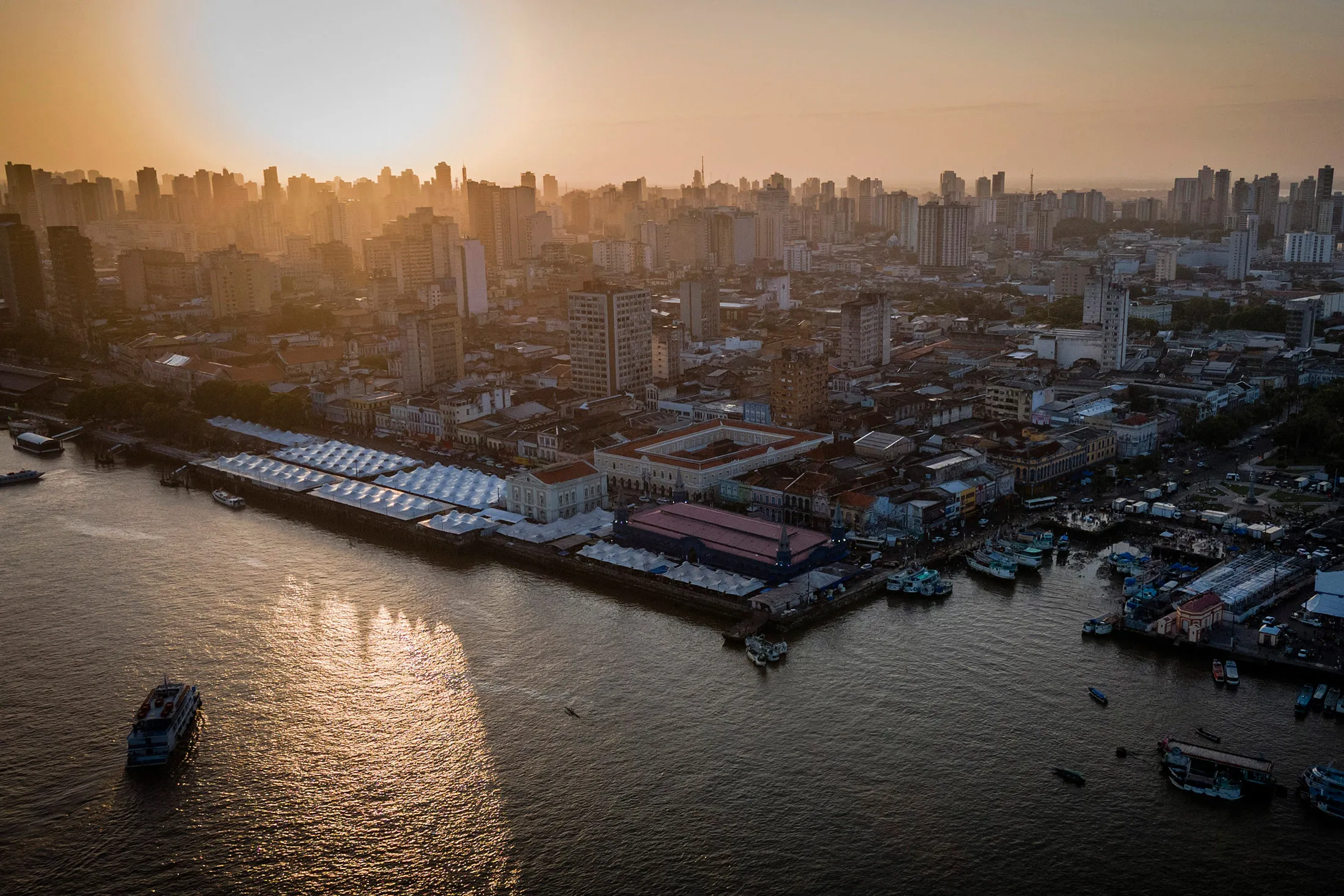The skyline of Belem, Para state, Brazil on Aug.&nbsp;26.&nbsp;