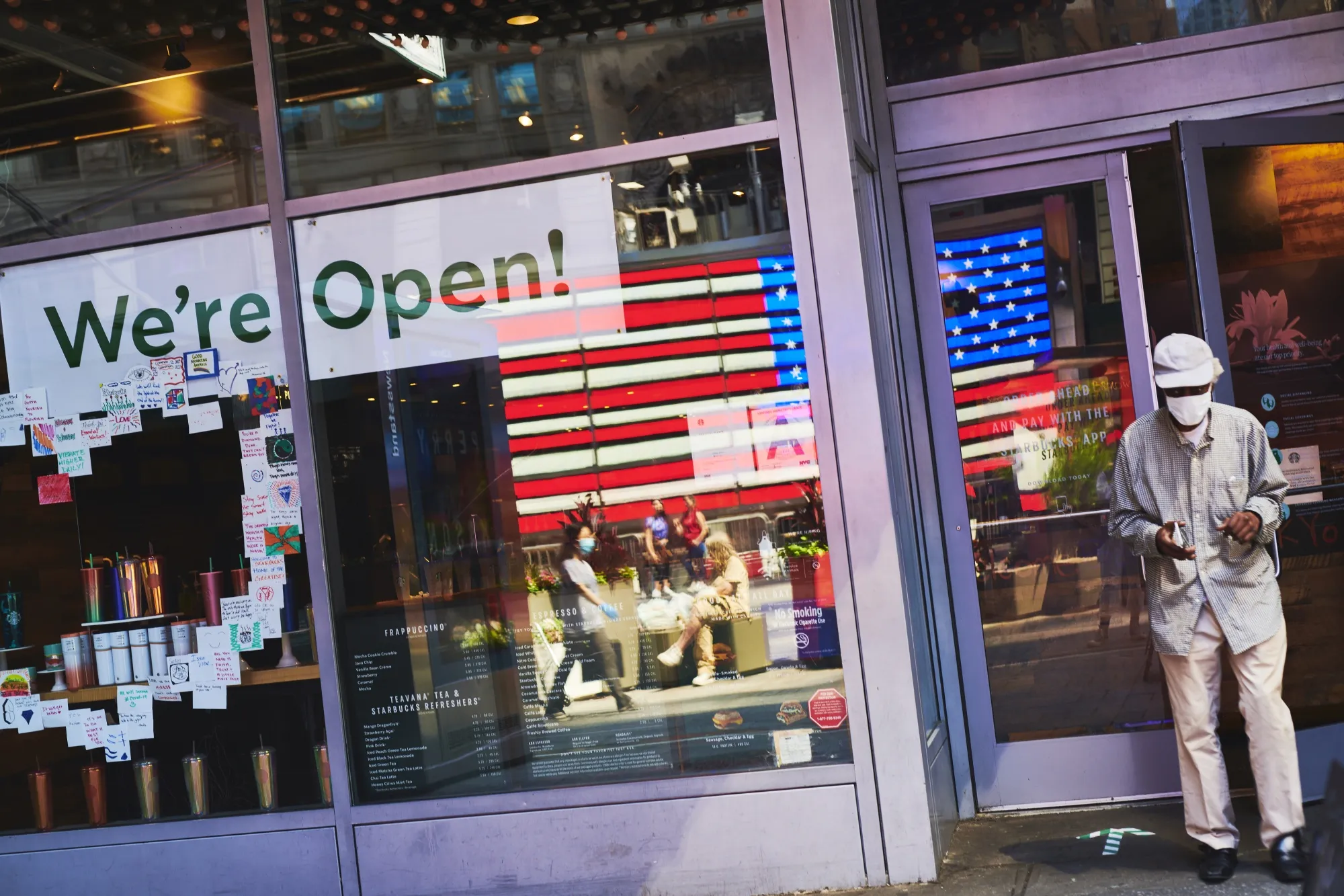 New York City Takes First Steps In Reopening Following Months In Lockdown 