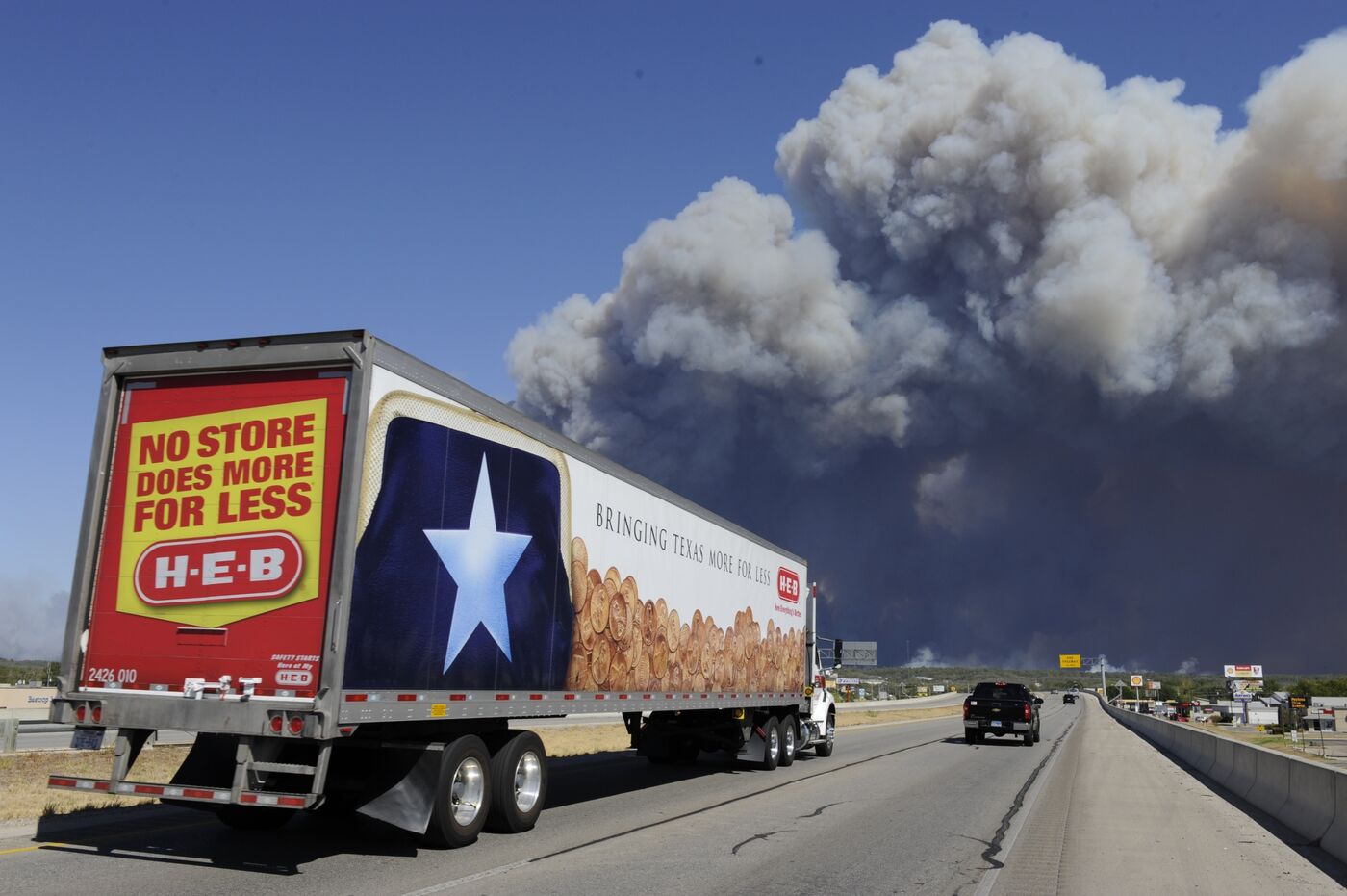 USA - Wildfires - Fires Burn in Bastrop