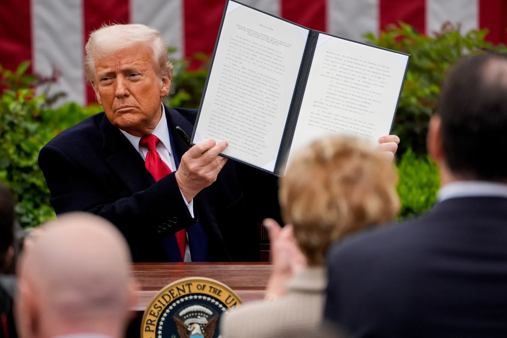 President Donald Trump’s&nbsp;tariff announcement has put more pressure on a US stock market.