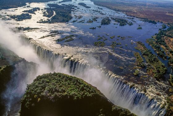 Africa’s Biggest Waterfall at Risk From Drought