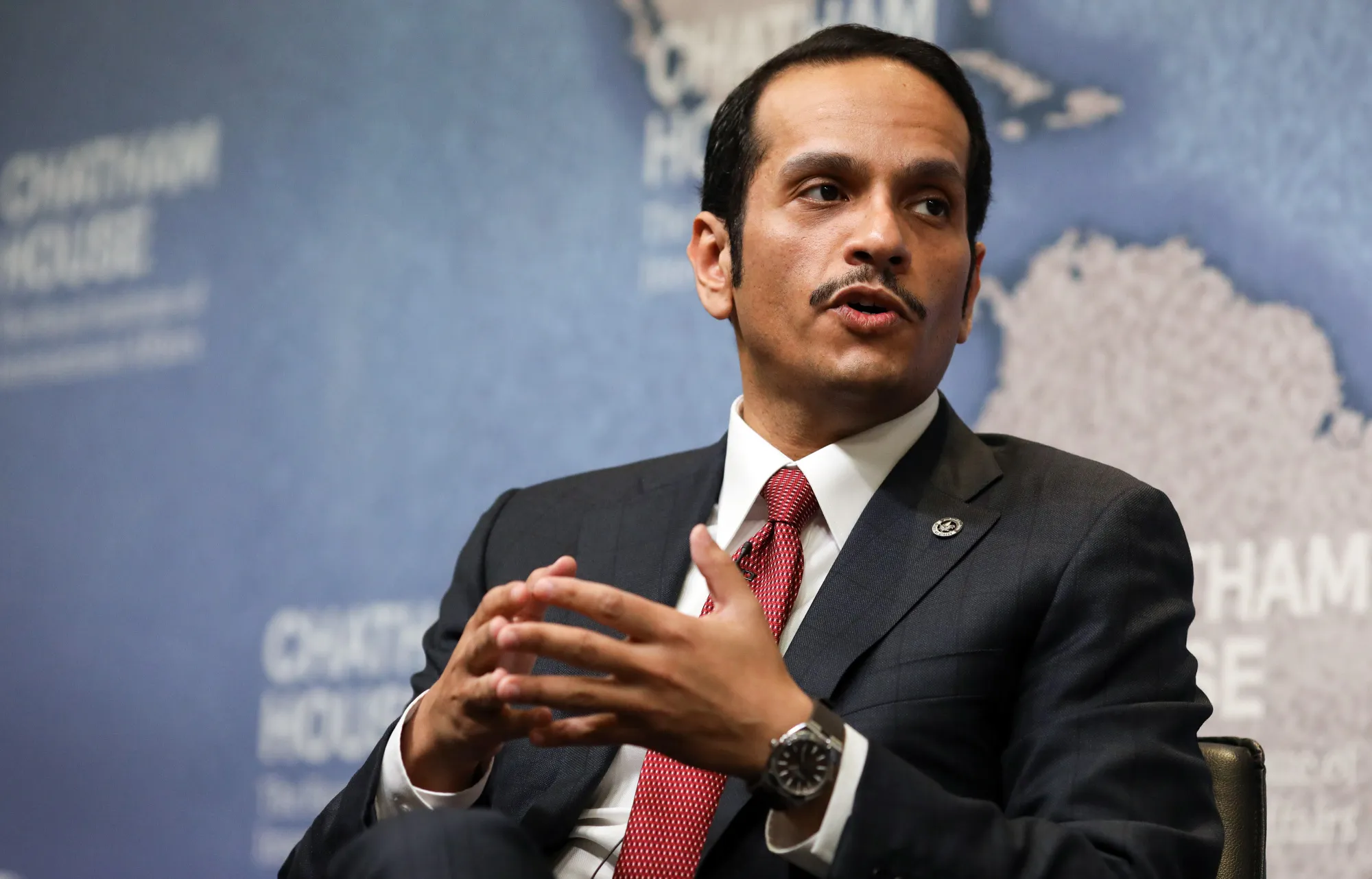 Qatar's Foreign Minister Mohammed bin Abdulrahman al Thani.