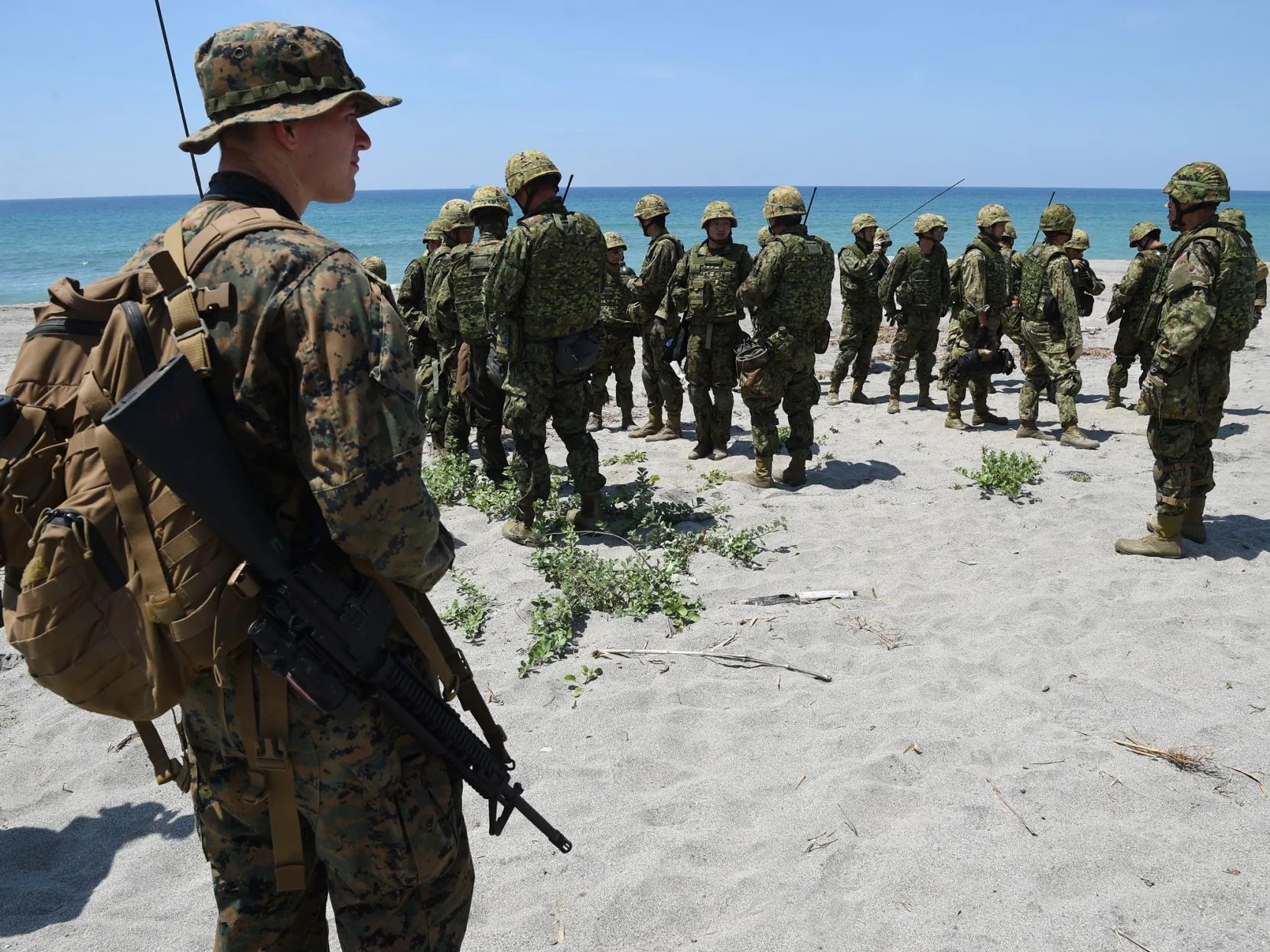 U.S. and Japanese military excercise.&nbsp;
