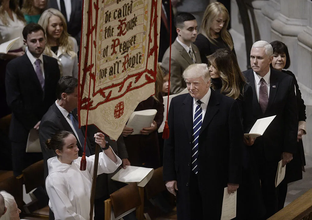 It's hard to separate politics and religion.

