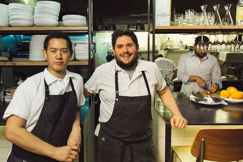 Co-chefs Jeremiah Stone and Fabian von Hauske.