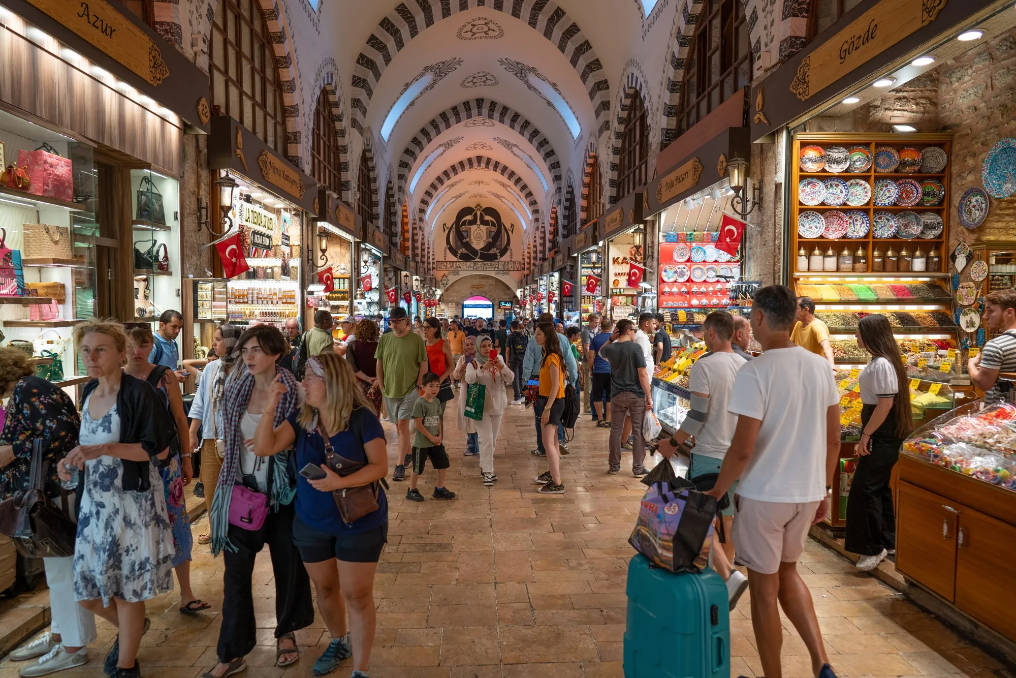 The Grand Bazaar in Istanbul.