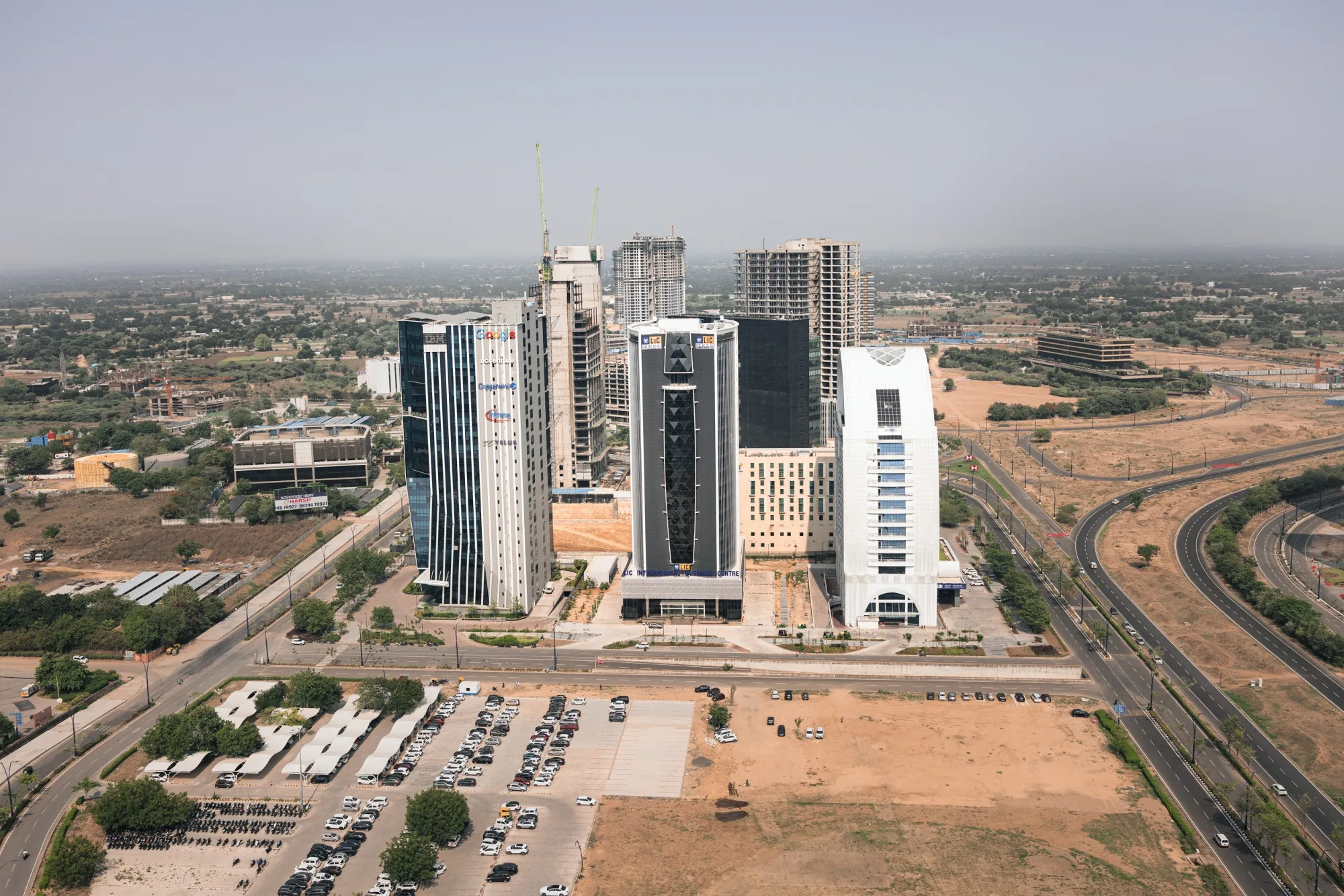 The Gujarat International Finance Tec-City, also known as GIFT City,&nbsp;in Ahmedabad, India.