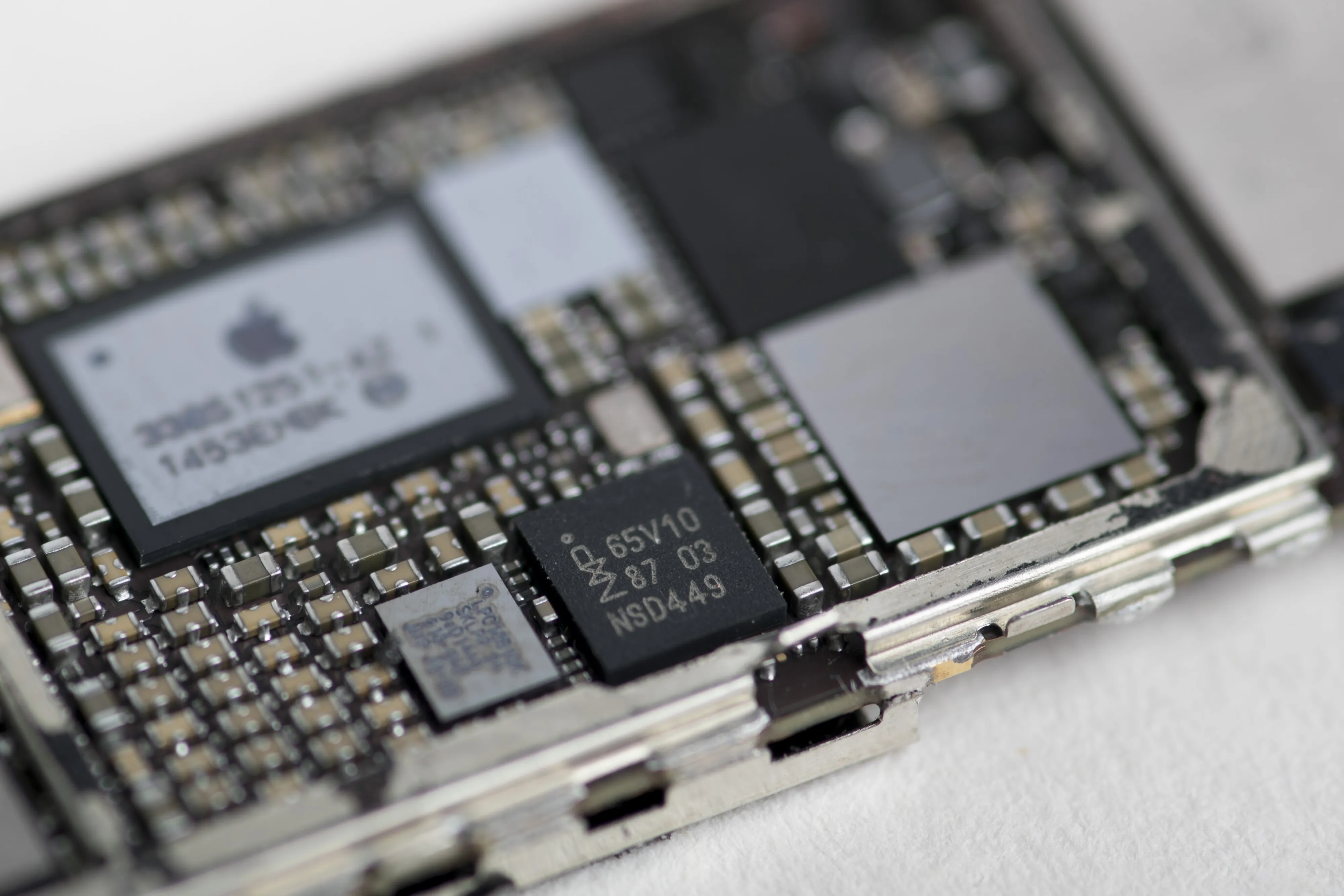 NXP Semiconductors NV first-quarter revenue fell 9% to $2.84 billion.