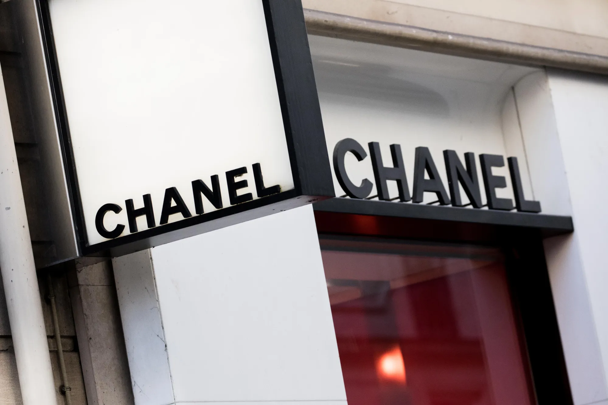 A Chanel store on Rue Royale in Paris.