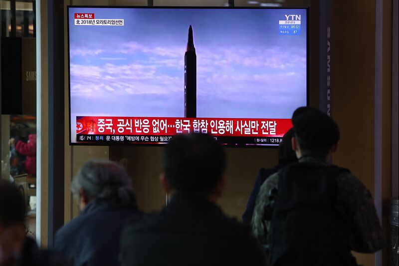 The South Korean defense ministry told lawmakers a missile launched last week by North Korea was likely a Hwasong-15.