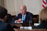 President Biden Speaks At White House Competition Council Meeting