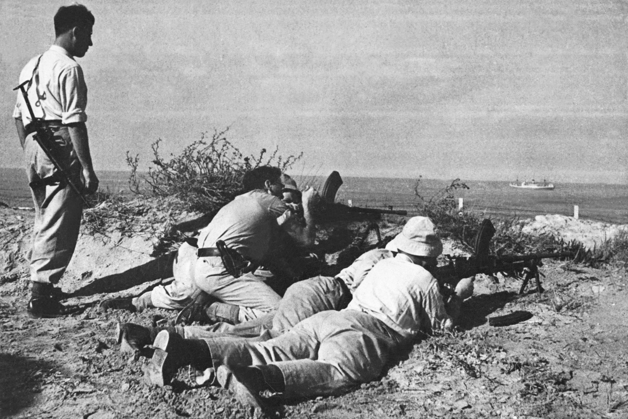 First Israeli-Arab War, 1948: Israeli Fighters Near Tel-Aviv