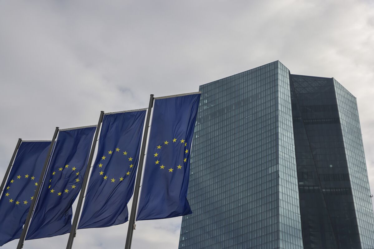 European Central Bank to Lift Deposit Rate to 3.75% Peak in July, Survey Shows