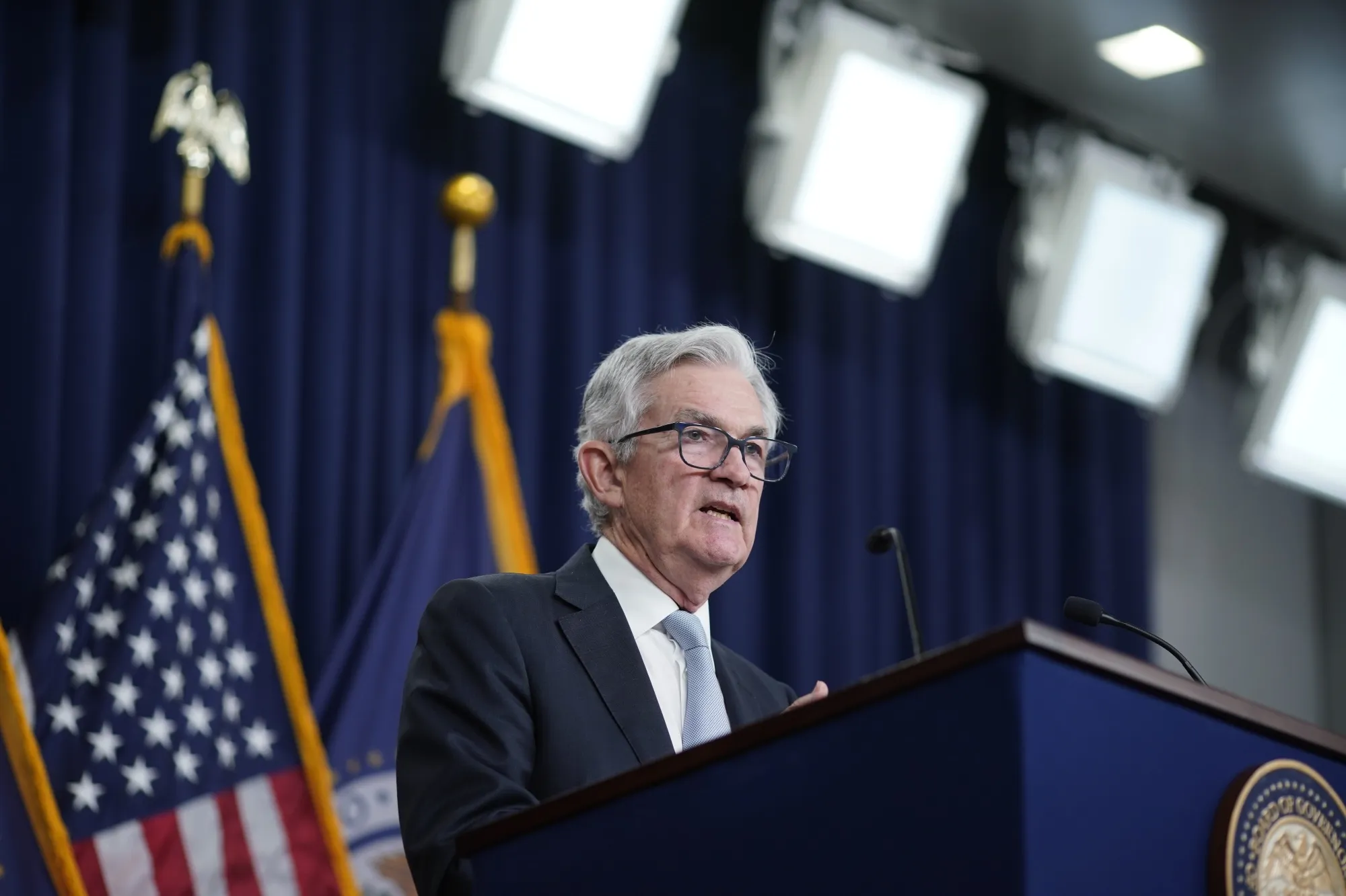 Jerome Powell, chairman of the US Federal Reserve.