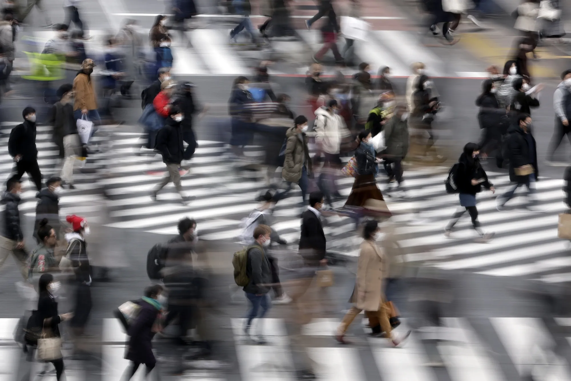 Shoppers In Shibuya As Japan’s Prices Fall Under The Pandemic