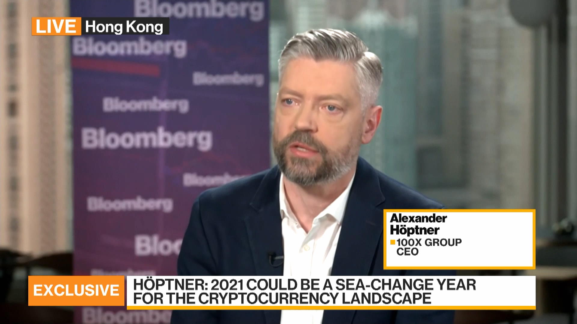 Crypto Markets Getting Big Push 100x Group Ceo Says Bloomberg