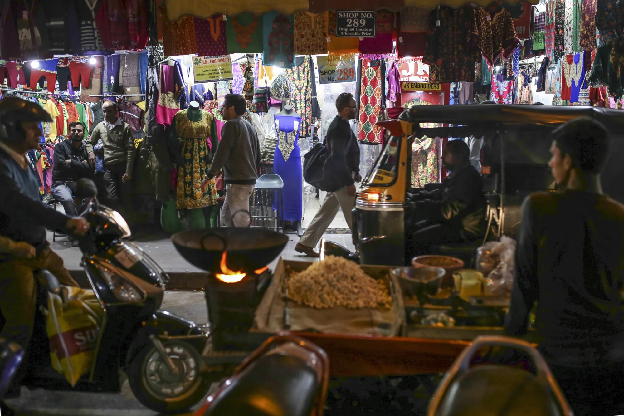 Shoppers In Jammu's Raghunath Market as State Bank of India is Betting Against the Street