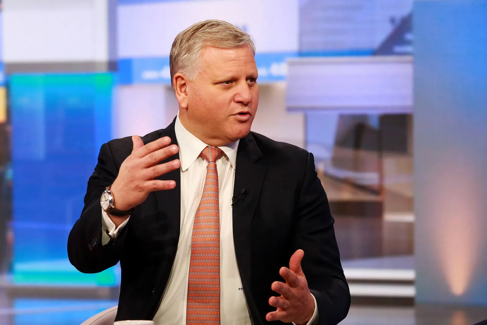 Peter Borish, chief strategist at Quad Group, speaks during a Bloomberg Television interview.
