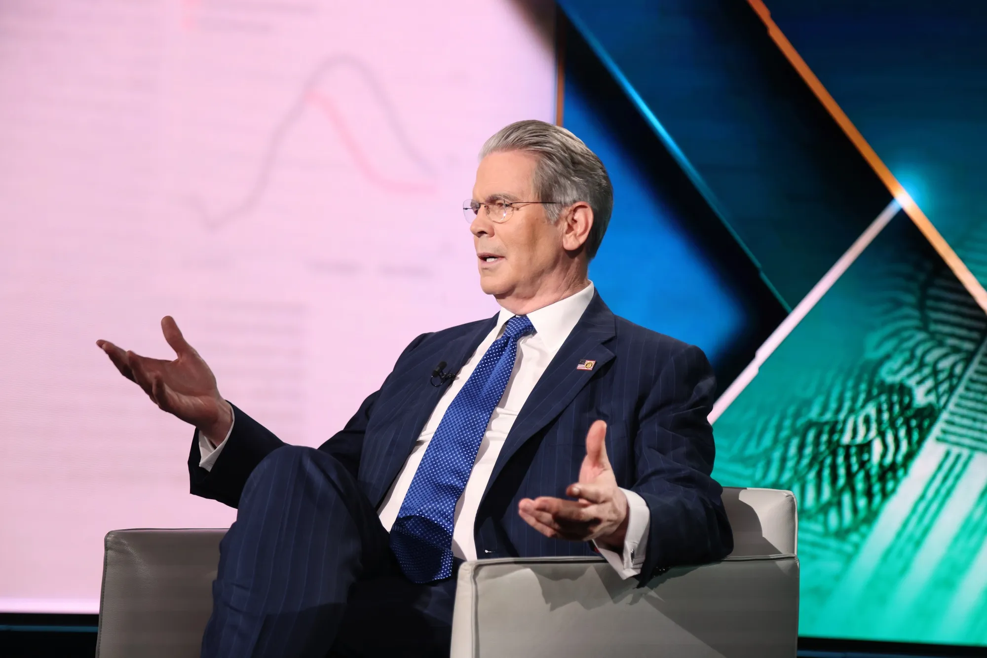 Scott Bessent during a Bloomberg Television interview in New York, on May 23.