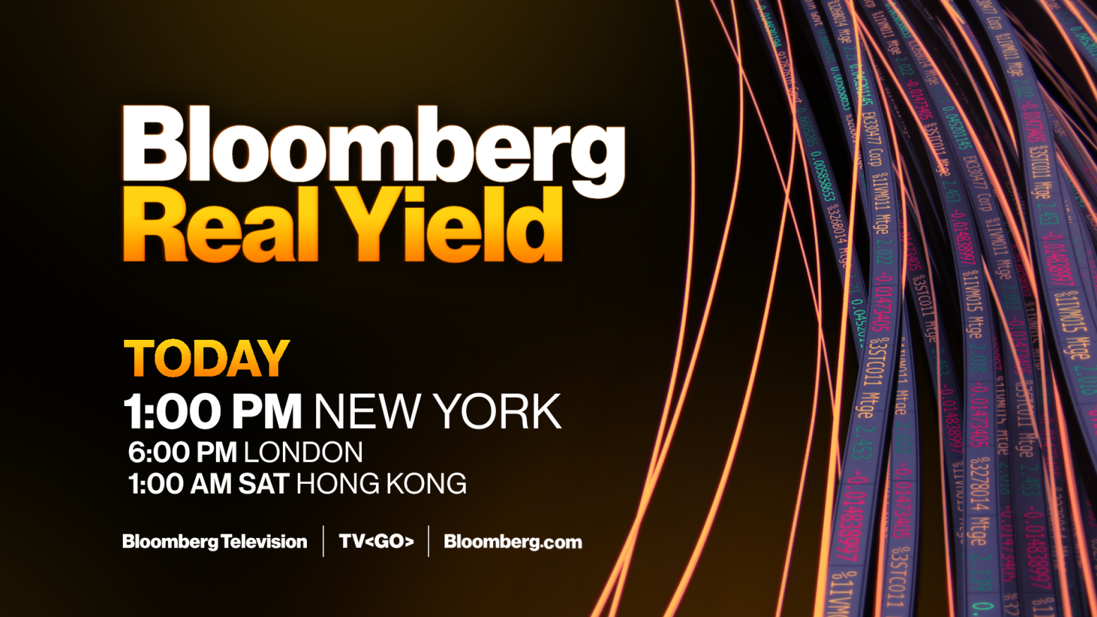 Bloomberg's Real Yield is live Fridays from 1 p.m. to 1:30 p.m. New York time