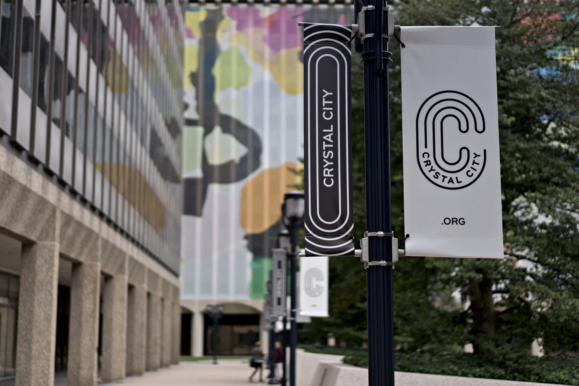 Crystal City in Arlington, Virginia.