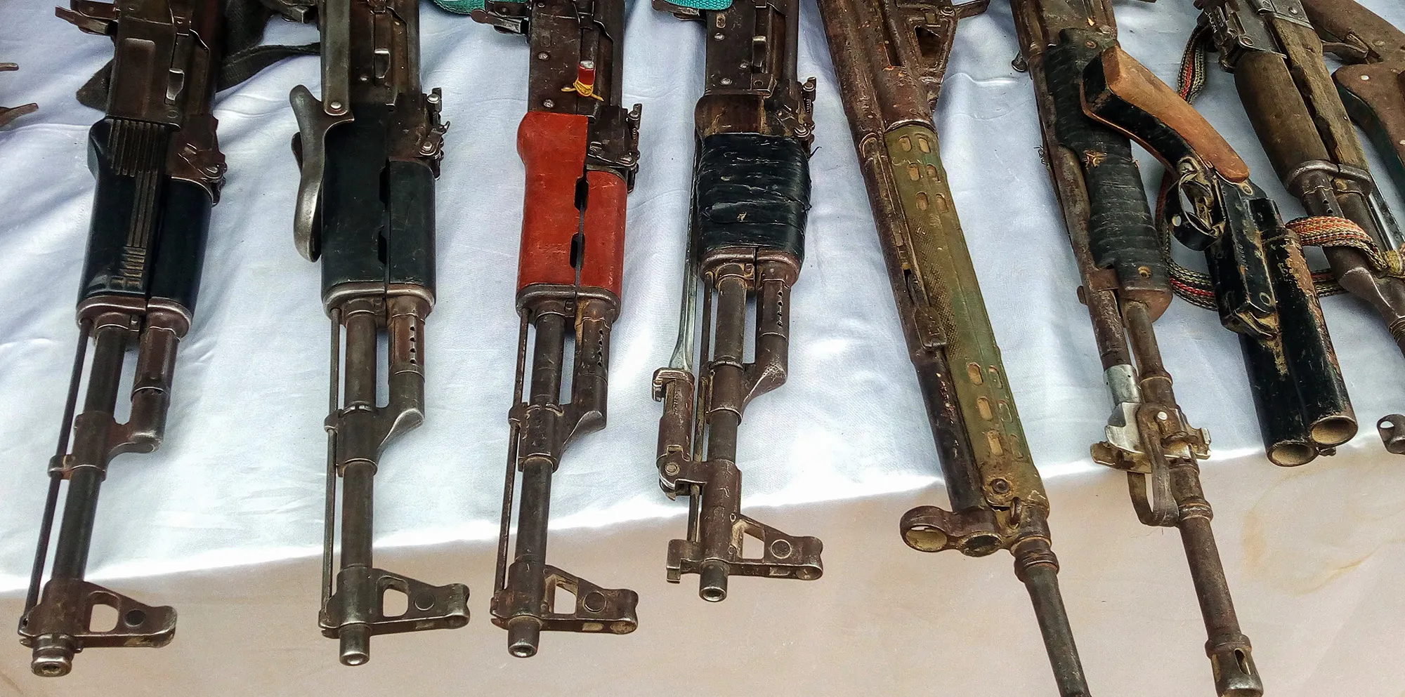 boko haram weapon rifles GETTY sub