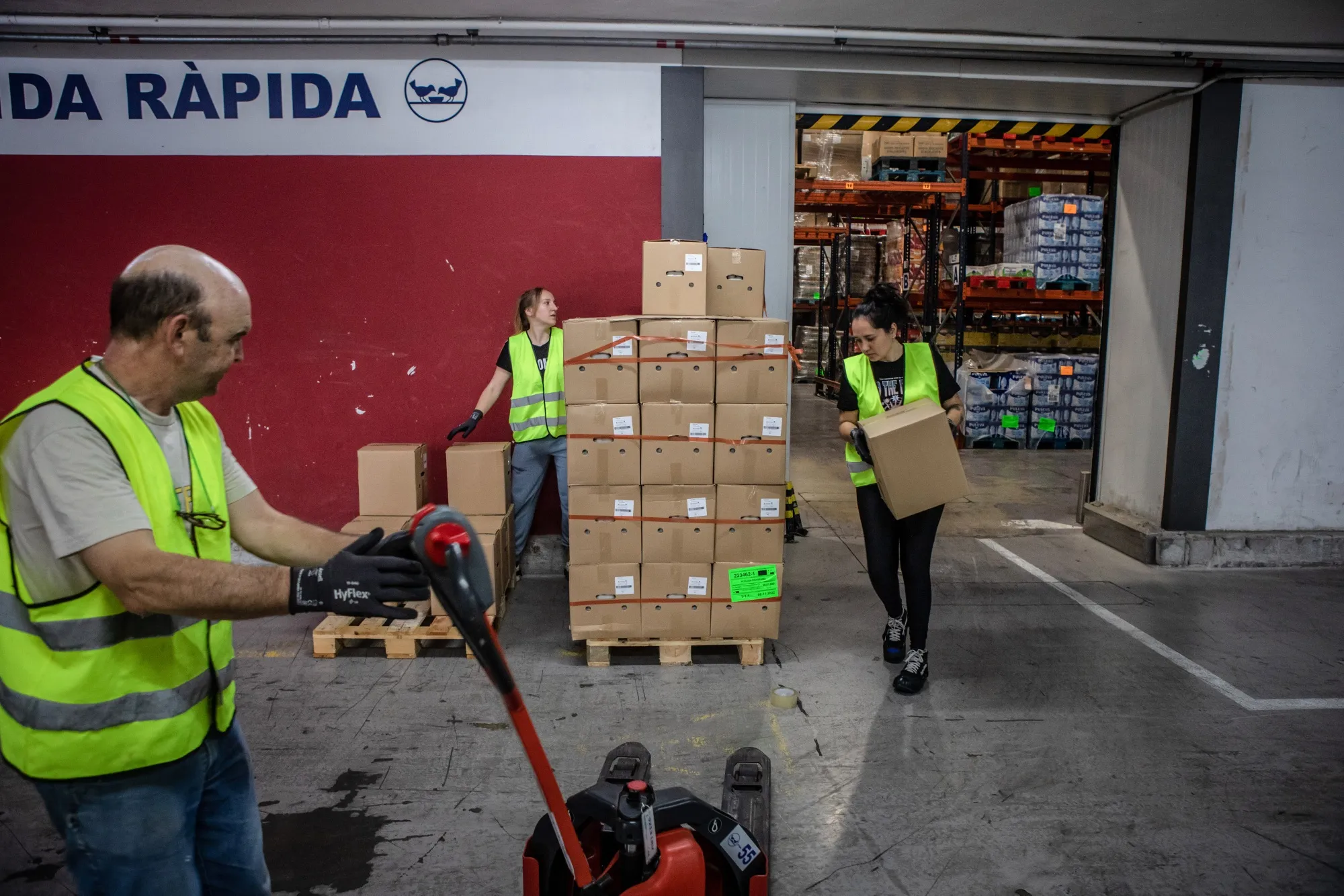 A warehouse and distribution hub in Barcelona.