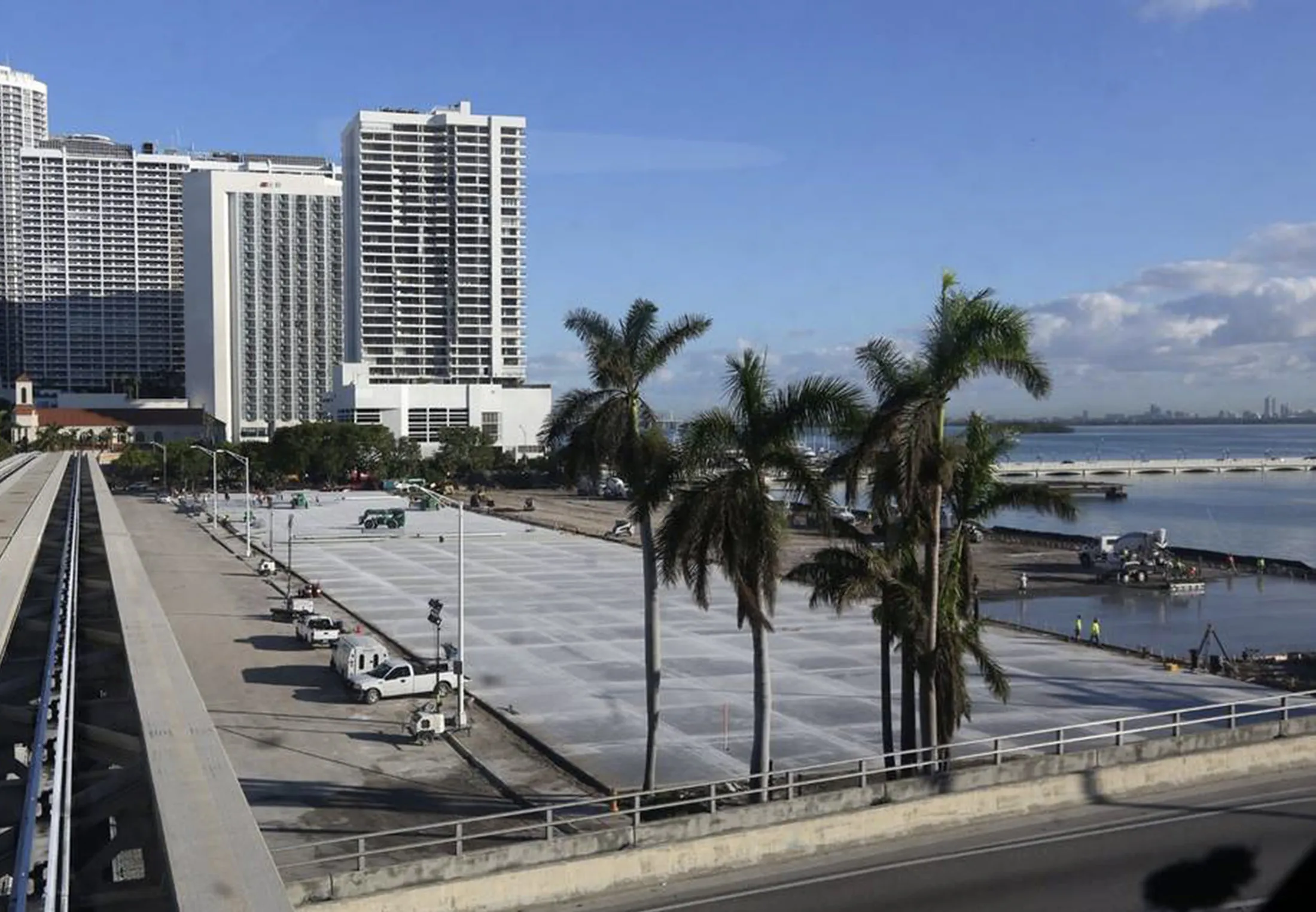 The former site of the old Miami Herald building in&nbsp;Miami.&nbsp;
