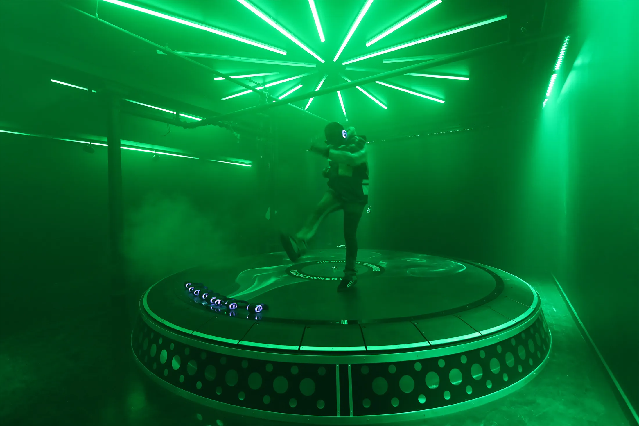 An exhibition at the House of Cannabis, or THC NYC.