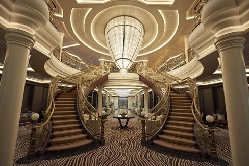 The grand lobby of the Explorer.