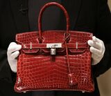 A Crocodile Birkin Bag