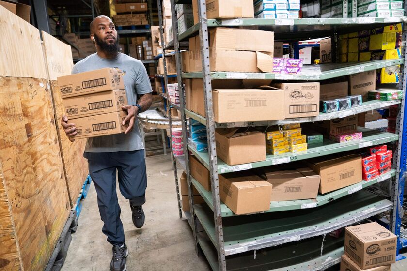 Operations At A Distribution Center Ahead Of Wholesale Inventories Figures