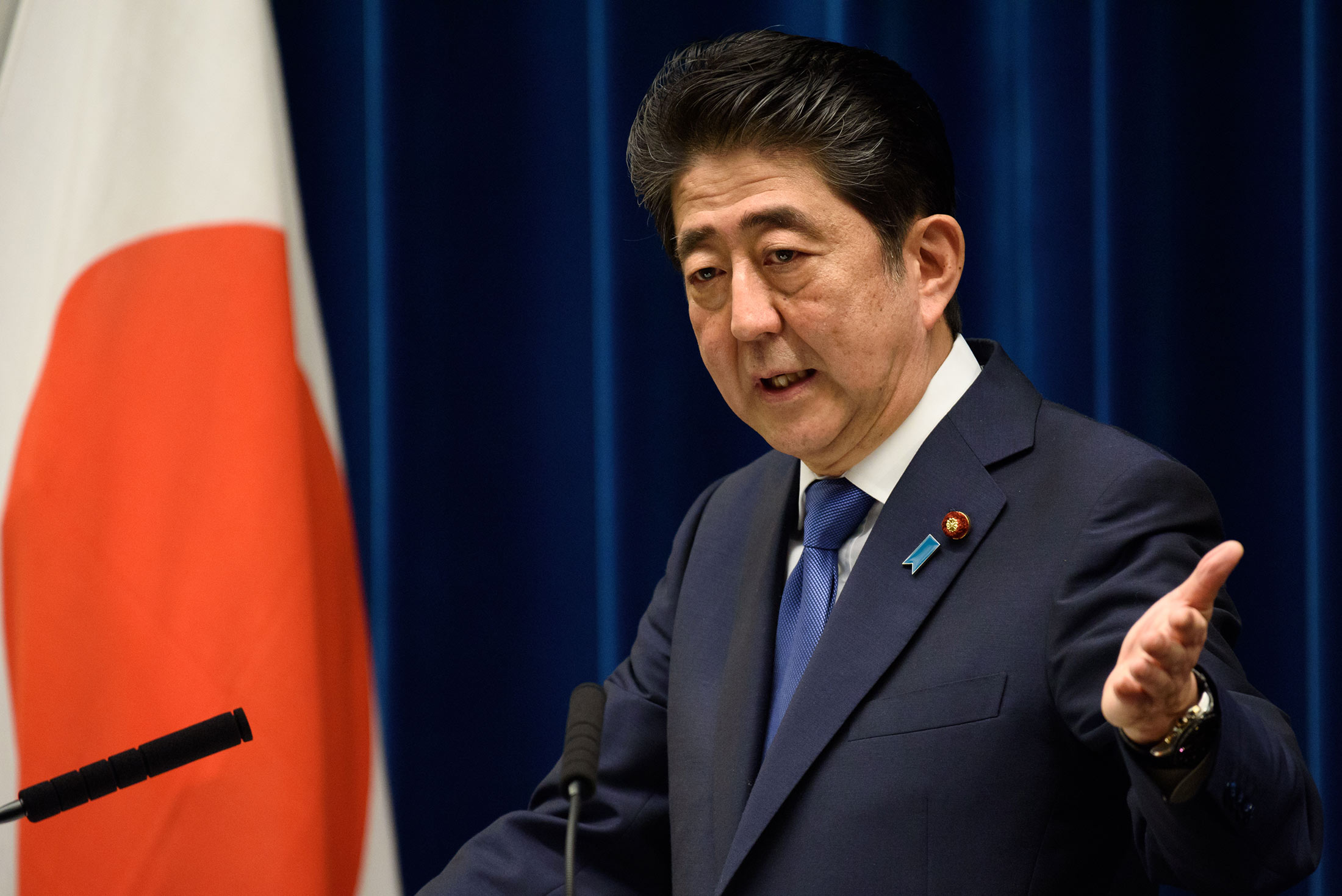 Japanese Prime Minister Shinzo Abe
