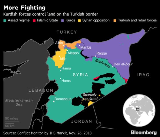 Erdogan Sets Up New U.S. Clash With Vow to Strike Kurdish Allies