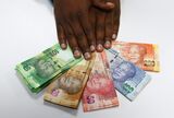 South African Rand Currency At First National Bank