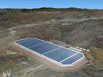 Artist rendering of the Tesla Gigafactory 1 in Storey County, Nevada.