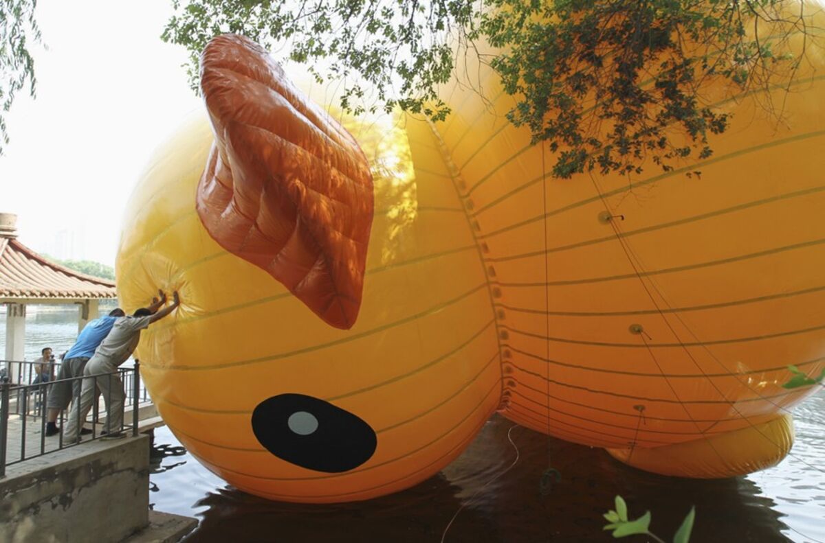 When Is A Giant Inflatable Duck Not A Giant Inflatable Duck Bloomberg   1200x791 