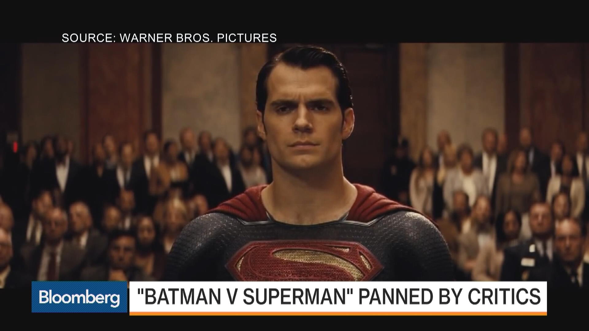 Watch 'Batman V Superman' A Super Showing For Warner Bros. - Bloomberg