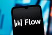 In this photo illustration, the Wispr Flow logo is seen