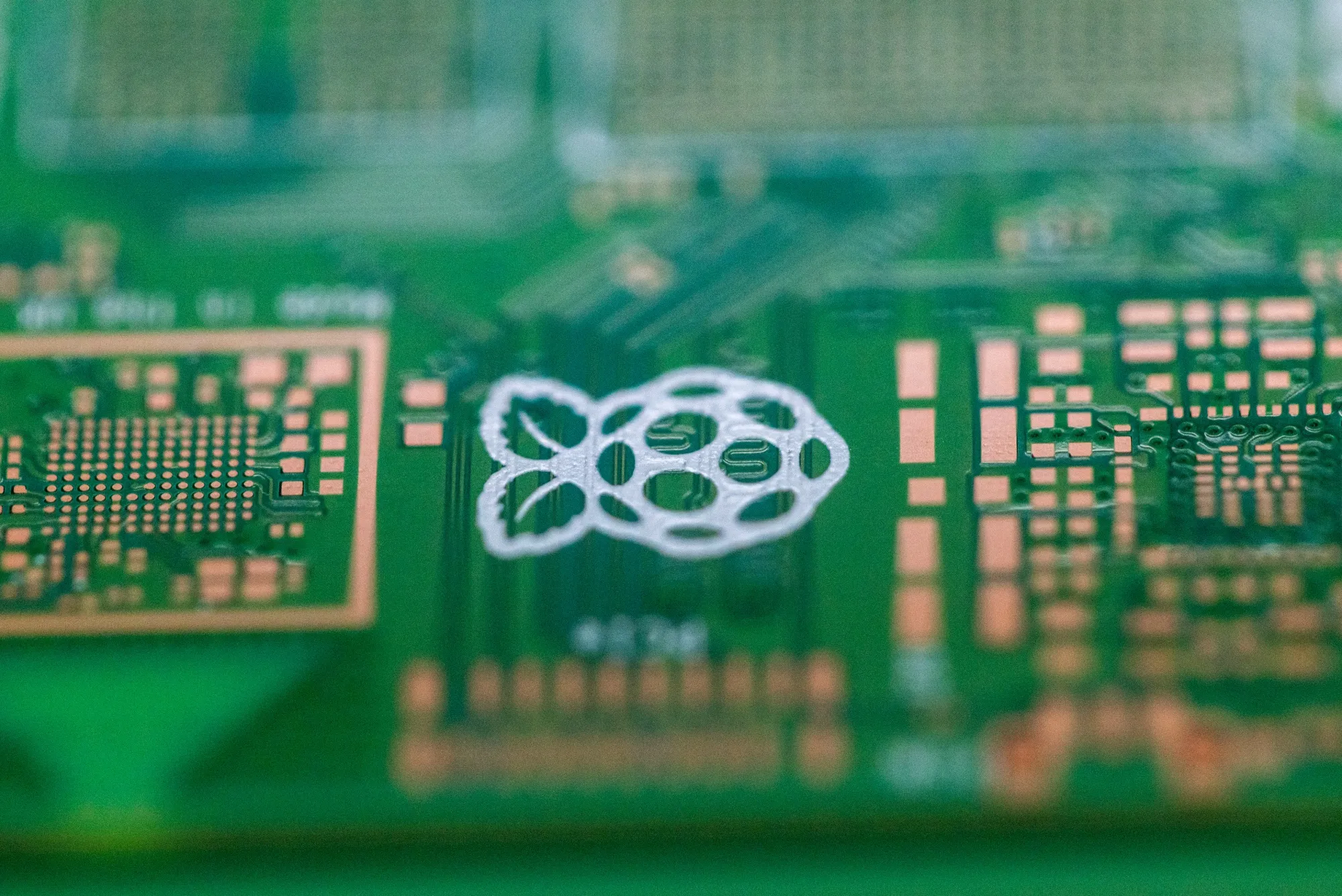 A Raspberry Pi single-board computer.