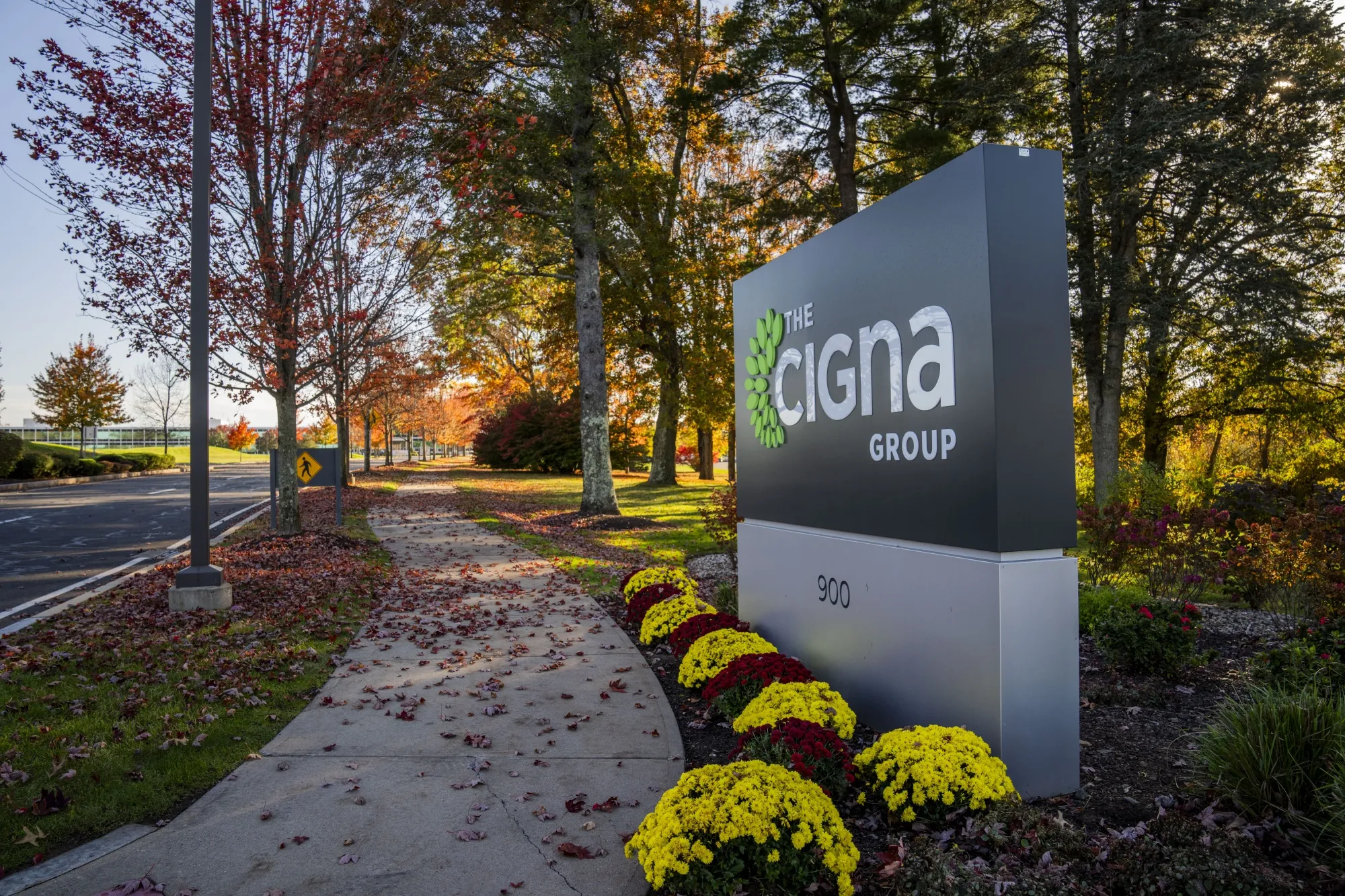 The Cigna Group headquarters in Bloomfield, Connecticut.