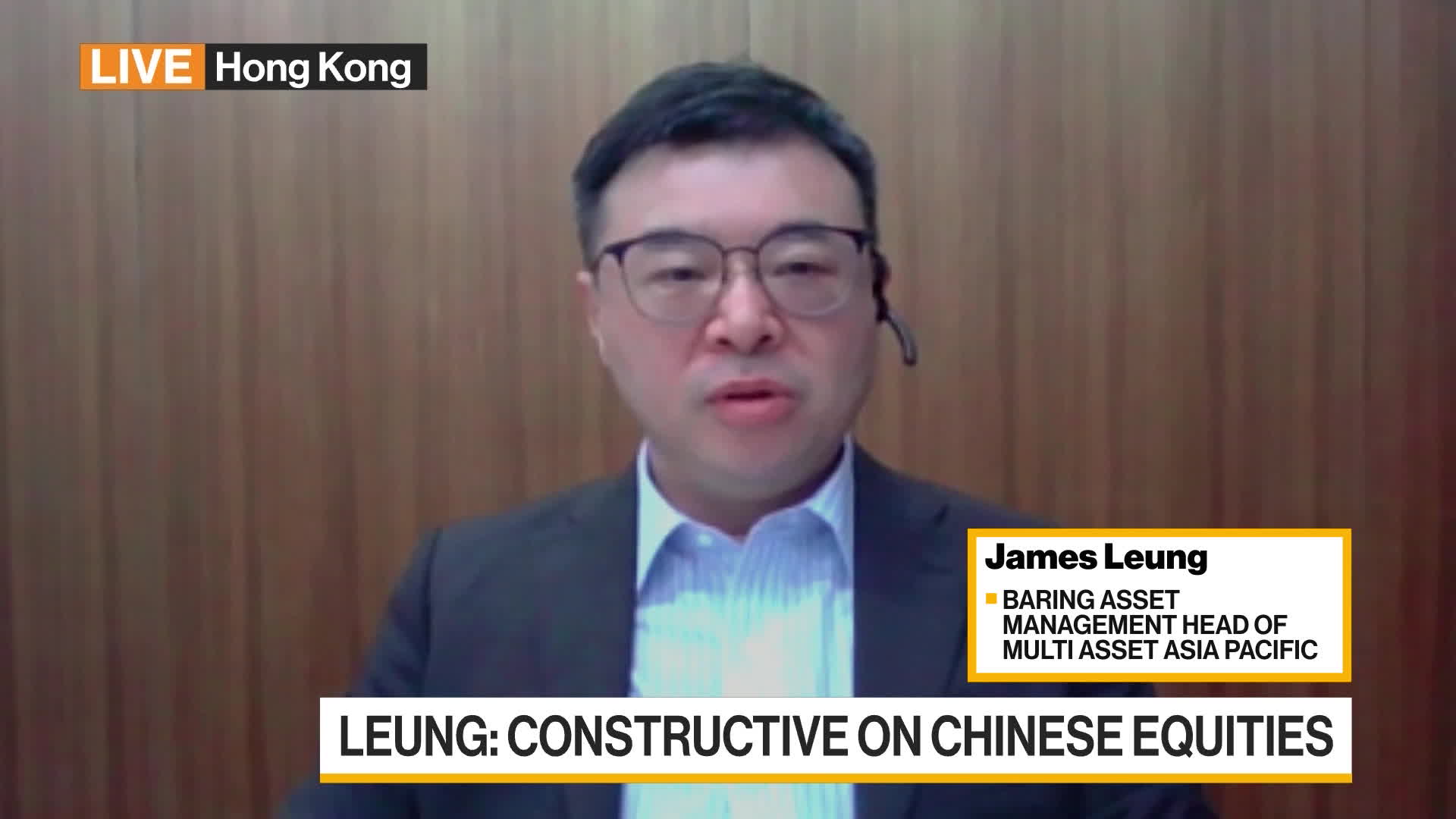 Watch Baring Asset Management's James Leung On Global Markets - Bloomberg