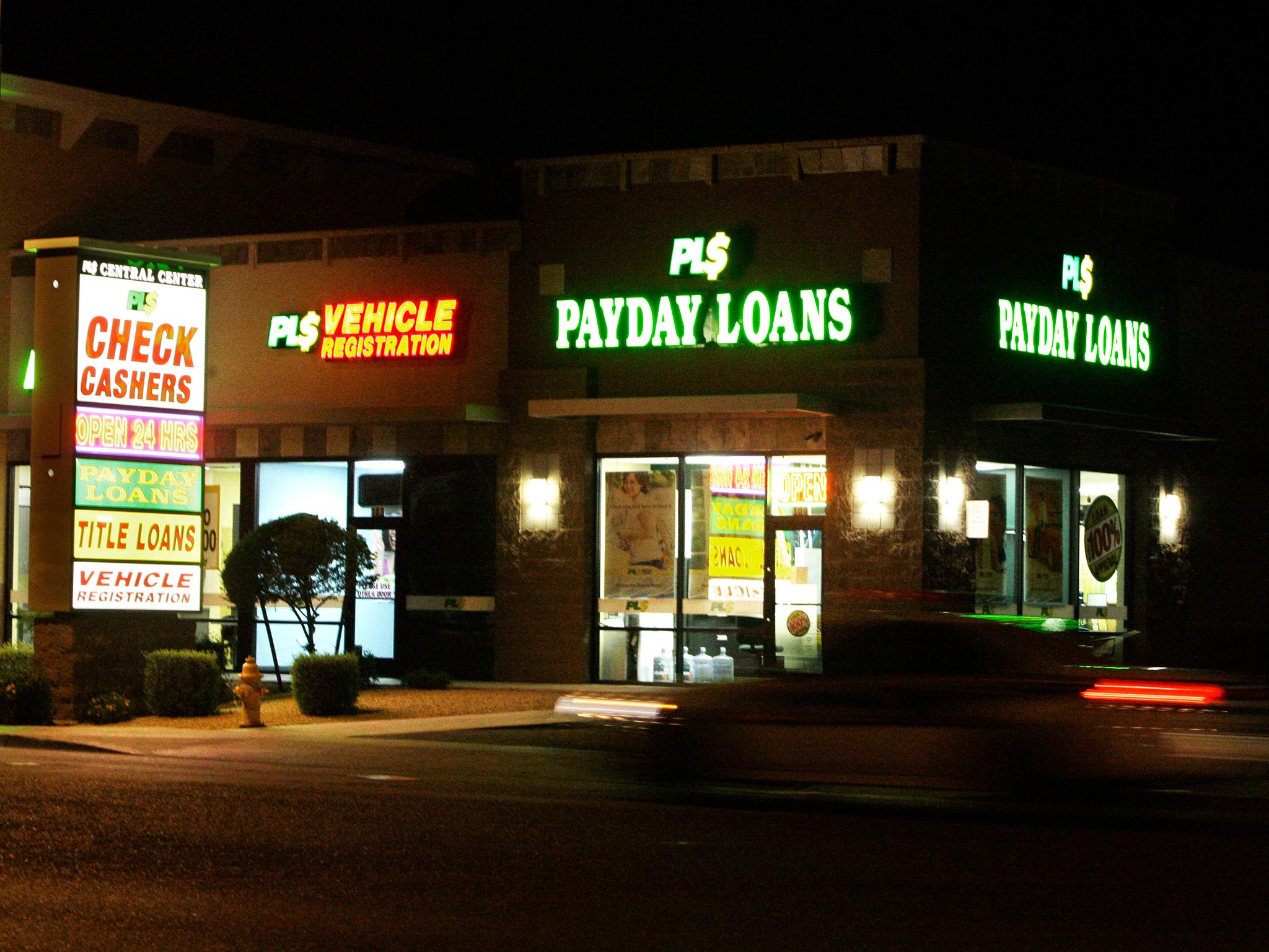 A payday loan business in Phoenix in 2010.
