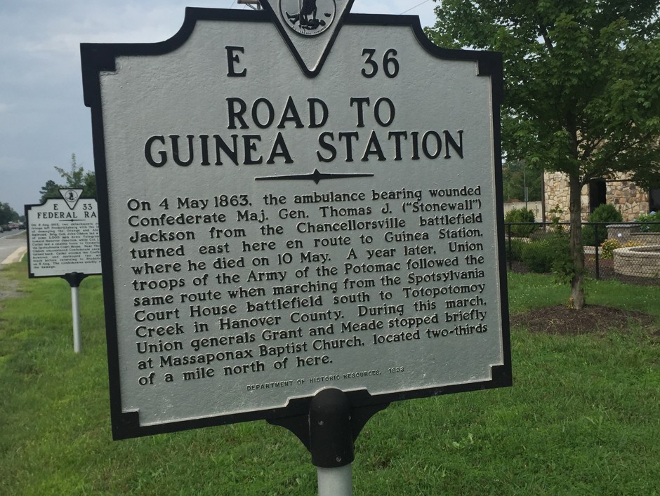Confederate markers along Jefferson Davis Highway