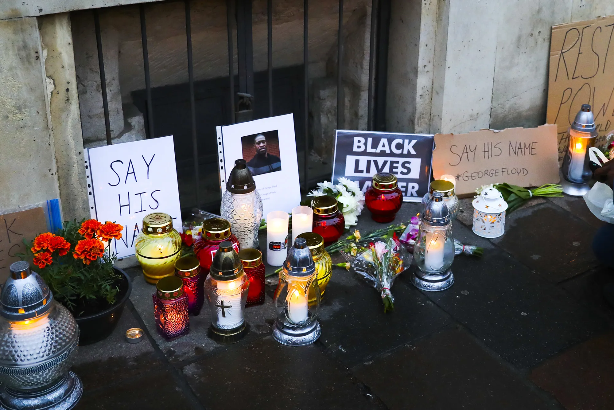 BLM George Floyd In Krakow, Poland