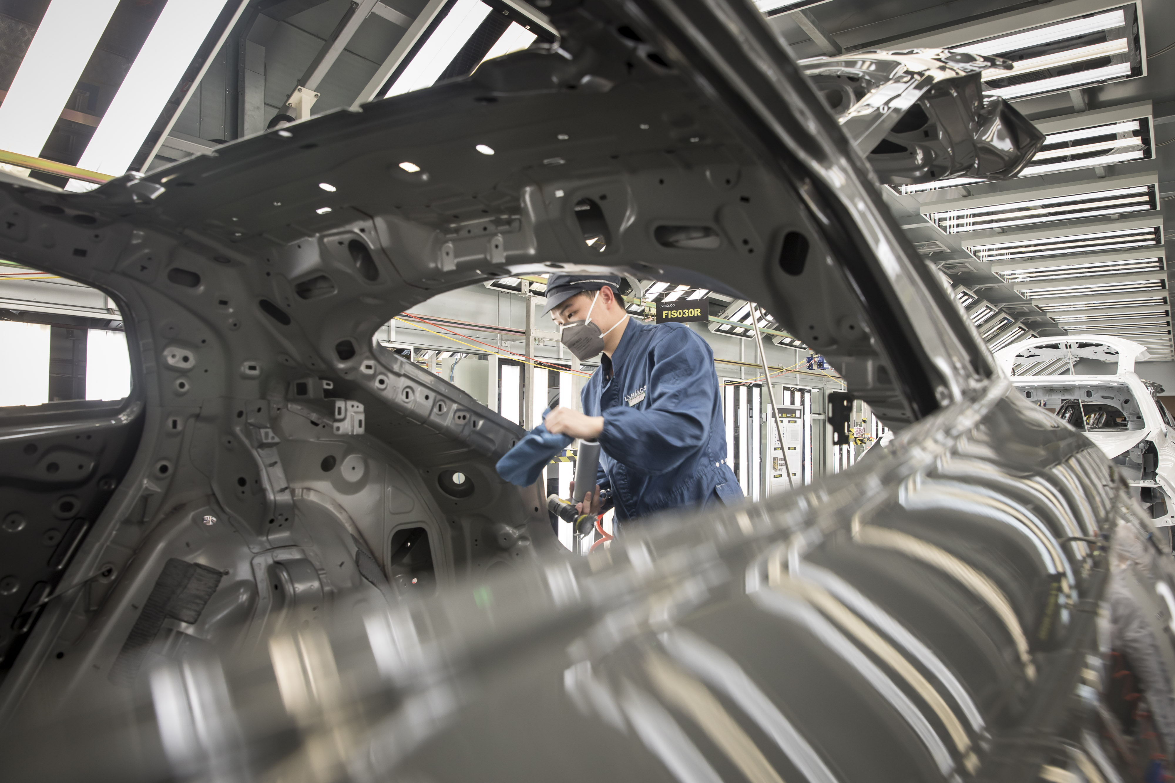 Manufacturing Inside A Geely Automobile Holdings Ltd. Plant Ahead of China PMI Data